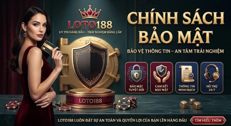 Loto188 có an toàn để chơi không? Chính Sách Bảo Mật Tuyệt Đối