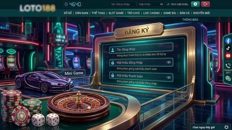 Bảo mật tài khoản LOTO188 sau khi đăng ký