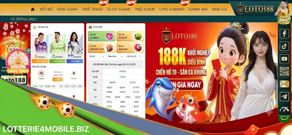 Hướng dẫn tải app Loto188 cho điện thoại ios/Android