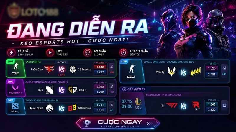 AP E-Sports Loto188 1 Ap E-Sports Loto188: Hướng Dẫn Cách Chơi, Đọc Kèo
