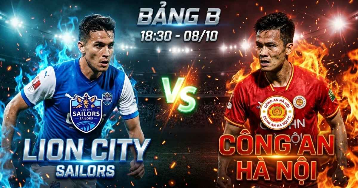 Nhận định bóng đá Lion City Sailors vs Công An Hà Nội