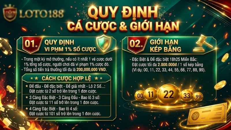 Quy Định Luật Lệ LOTO188: Cẩm Nang Điều Khoản Quan Trọng